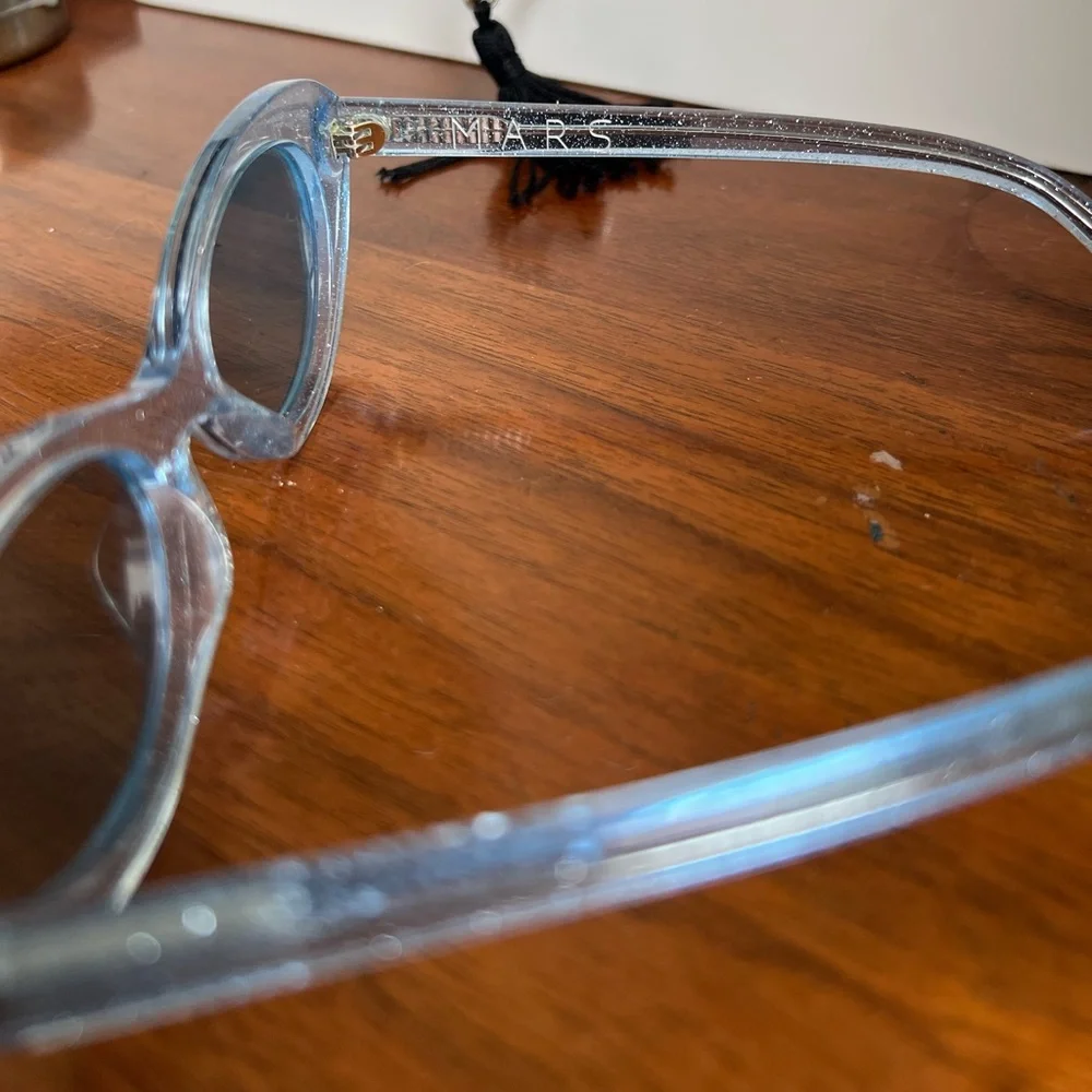 Mars Sunglasses in sparkly blue
